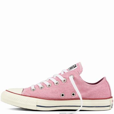 Converse Chuck Taylor All Star Stone Wash Low Tops Mens - Light Purple/Light Purple Shoes (844IZMYX)